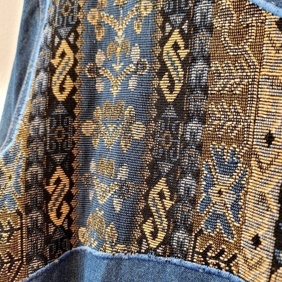 Alex Ku vintage safari denim Patched long sleeve - Picture 10 of 14